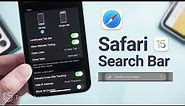 How to Move Safari Address/Search Bar to Top iOS 15 [Two Methods]