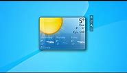 Weather Windows 7 Gadget