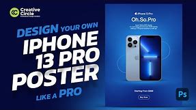 Create Stunning iPhone 13 Pro Poster in Photoshop