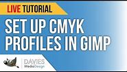How to Set Up a CMYK Color Profile and Soft Proofing in GIMP