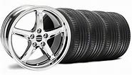 Mustang 18x9 1995 Cobra R Style Wheel & Sumitomo High Performance HTR Z5 Tire Package (94-98 Mustang) - Free Shipping