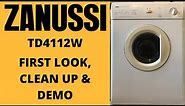 Zanussi ZQ TD4112W Tumble Dryer - First Look, Clean & Demo