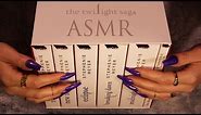 ASMR The Twilight Saga White Book Set Unboxing (🎧 soft spoken, reading, book tapping, page turning)