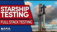 SpaceX Propellant Load Testing a Full Stack at Starbase - Starship 24 on Booster 7