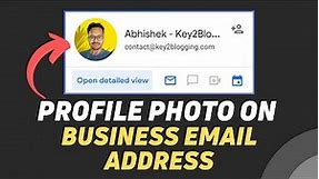 How to Set Profile Picture in Business Email Address (Simple Hack)
