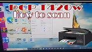 Brother Printer DCP-T420W and DCP-L2540DW Easy way to scan documents