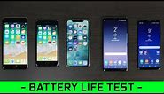 iPhone X Battery Test