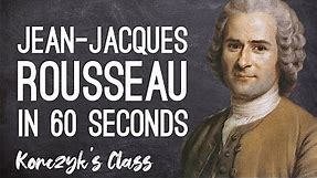 Rousseau | Social Contract and General Will Theory Explained in 60 Seconds