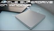 Use the Apple MacBook USB SuperDrive on Windows 7/8/8.1 64-bit
