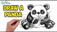 How to draw a Panda Bear
