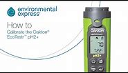 How to Calibrate the Oakton EcoTestr pH 2+ Pocket pH Meter