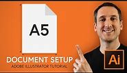 A5 Size - Adobe Illustrator