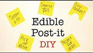 How To Make Edible Post-it Notes - Edible School and Office Supplies!