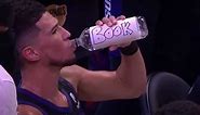 Devin Booker's 'BOOK' water bottle turned into a hilarious NBA Finals meme