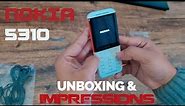 Nokia 5310 unboxing first impressions in 2022 - Nokia 5310 Dual Sim Unboxing