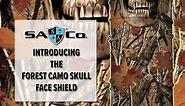 SA Forest Camo Skull Face Shield