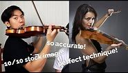 Reviewing Violin Stock Images