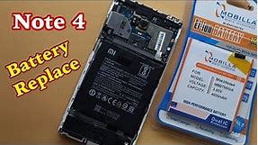 Xiaomi Redmi Note 4 Battery Replacement ||How to Replace Battery on Xiaomi Redmi Note 4 .