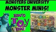 Monsters University MONSTER MINIS Full Set of 20 Mini Figures Review! by Bin's Toy Bin