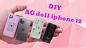 DIY American Girl Doll iPhone 12 Pro (includes free printables!!!)