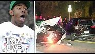 Tyler, The Creator: Insane Car Crash | TMZ Live