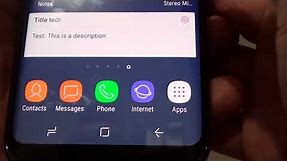 Samsung Galaxy S8: How to Pin a Note to the Home Screen
