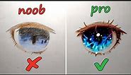 How to draw aesthetic anime eyes