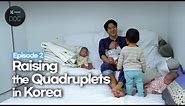 [Episode 2] A Korean couple raising quadruplets | couple vlog