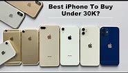 Which iPhone To Buy Under 30K in 2023? iPhone 7, 8, X, XR, 11, 12 (HINDI)
