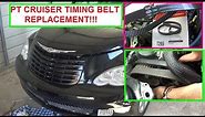 Chrysler PT Cruiser Timing Belt Replacement 2.4 Engine. How to replace the timing belt