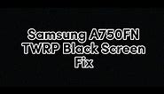 Samsung Galaxy A7 2018 A750FN TWRP INSTALL | TWRP Black Screen Fix Bootloop Fix