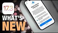 iOS 17.3 Out Now - New Features!