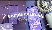 Customize your android phones| Purple aesthetic| BTS inspired| Samsung Galaxy A54 #aesthetic