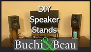 DIY Speaker Stands - Easy