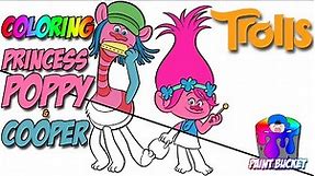 Trolls Movie Princess Poppy Coloring Pages - Trolls Coloring Book for Kids