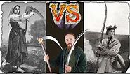 Scythes! -- Tool vs. Weapon? -- History -- Fantasy -- Functionality