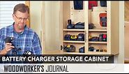 Tool Battery Charging Storage Cabinet