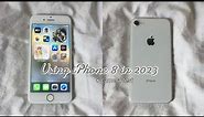 Using iPhone 8 in 2023 + camera test / Aesthetic #iphone #iphone8