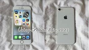 Using iPhone 8 in 2023 + camera test / Aesthetic #iphone #iphone8