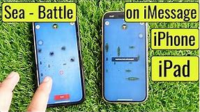 How To Play Sea Battle Game on iMessage on iPhone, iPad