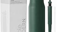 Simple Modern Filtered Water Bottle | Insulated Stainless-Steel Carbon Filter Travel Water Bottles | Reusable for Clean Drinking Water On The Go | Mesa Collection | 34oz, Forest