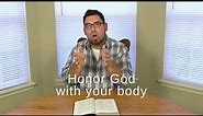 Honor God with your body | 1 Corinthians 6:20 | One Verse devotional