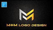 MM Logo Design In Pixellab | MM Logo Editing Tutorial In Android