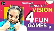4 Fun Activities for Sense of Vision | Enhance 5 Senses | Sense of Sight activities for kids