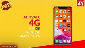 How to Activate 4G on iOS device
