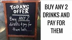 20+ Funny Bar Signs That Will Get You Drunk