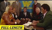 Hulk Hogan and Andre the Giant's WrestleMania III Contract Signing