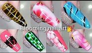 12+ Blooming gel nail art | Simple nail art designs❣️💅#nails #nailart #naildesign #nailpolish #nail
