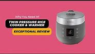 CUCKOO Twin Pressure Rice Cooker & Warmer Review | Your Culinary Time Saver! | Unbiased Review