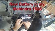 Installing a new battery in my Mahindra 1526
